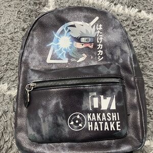 Kakashi Hatake Black Graphic Mini Backpack